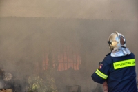 Λάρισα: Μεγάλη πυρκαγιά σε